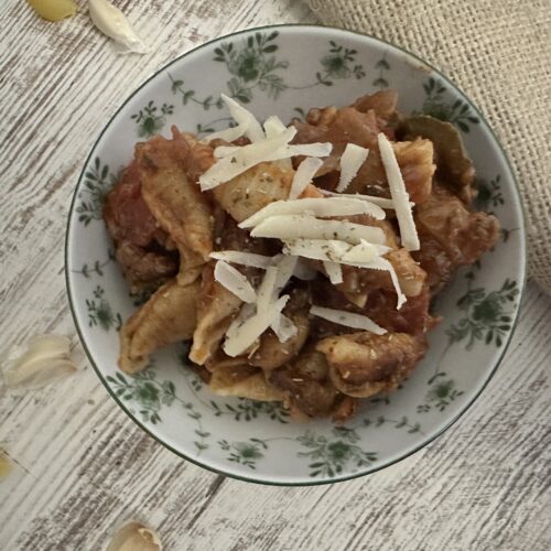 Bowl of goulash.
