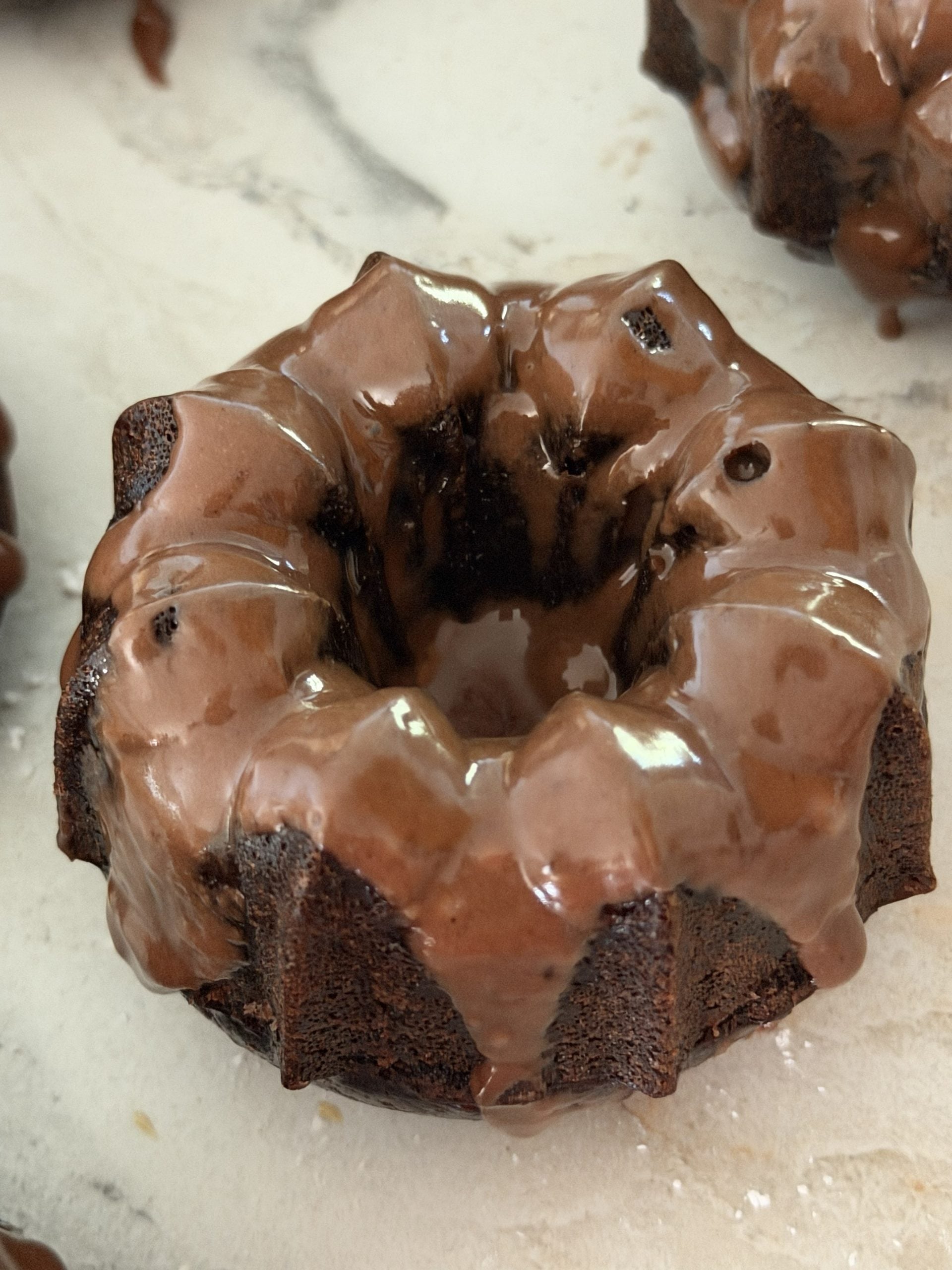 Easy Chocolate Mini Bundt Cakes