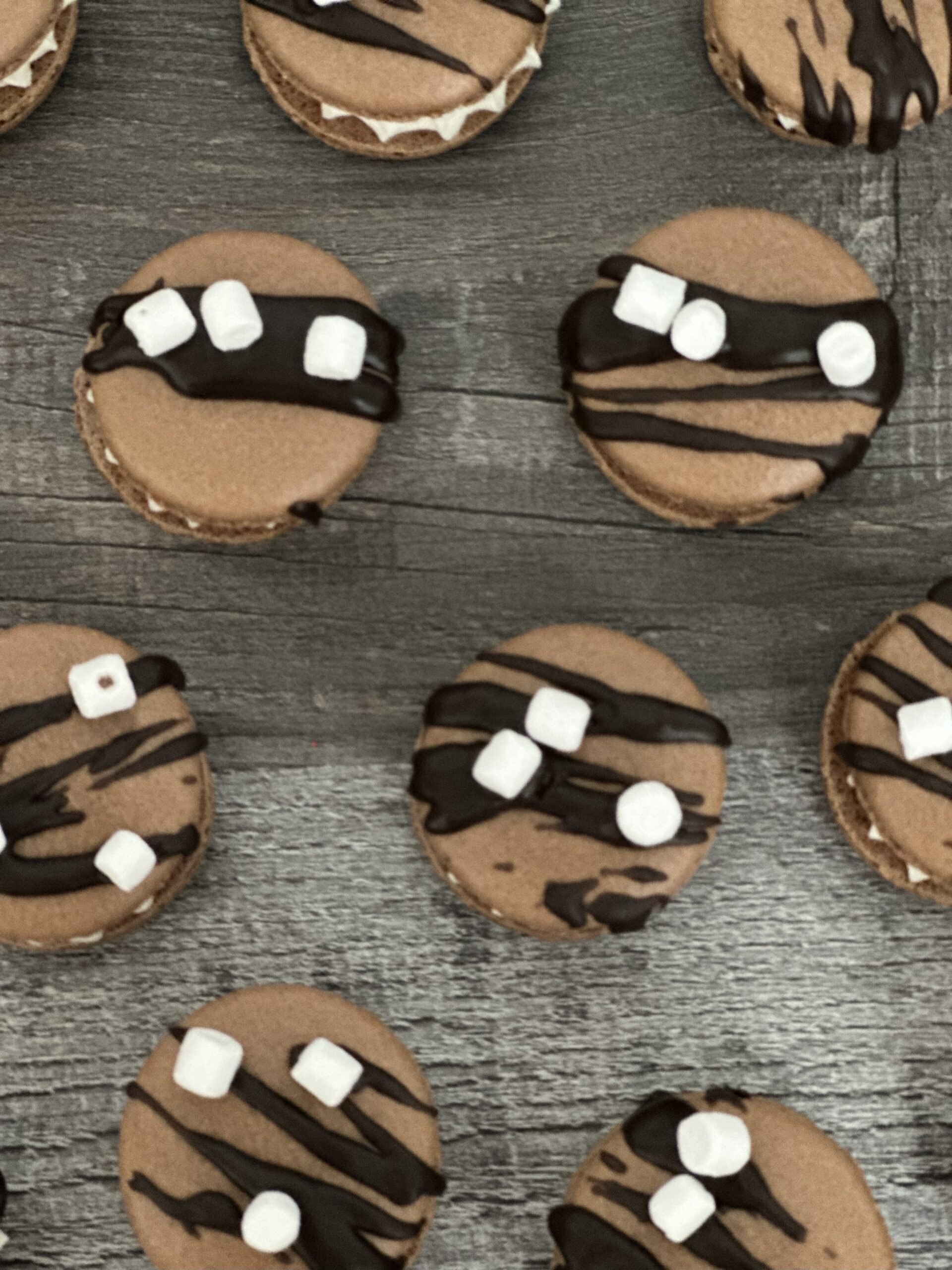 Hot Chocolate French Macarons