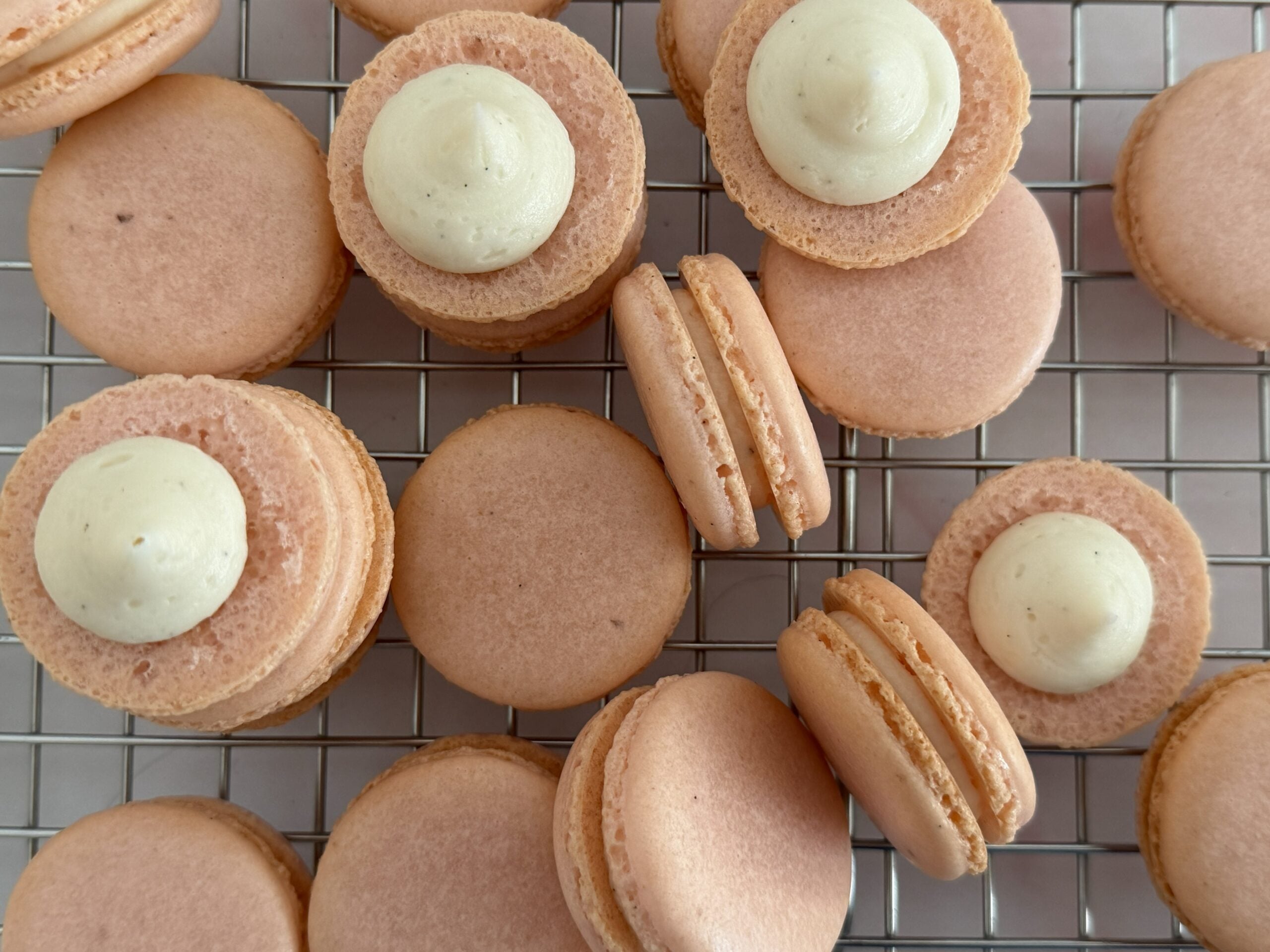 Vanilla Bean French Macarons