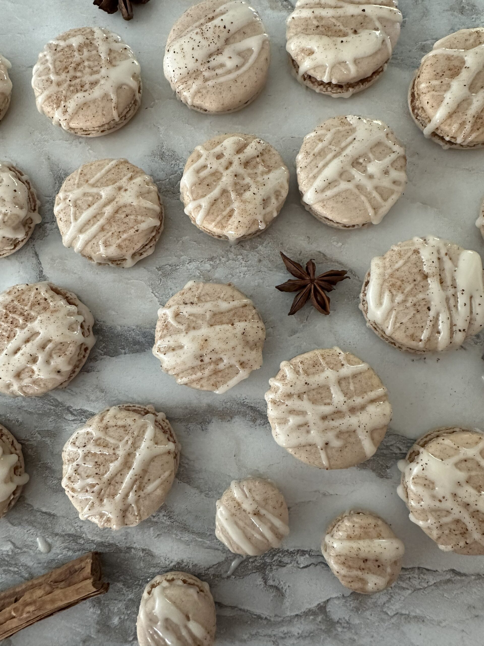 Chai Spiced French Macarons