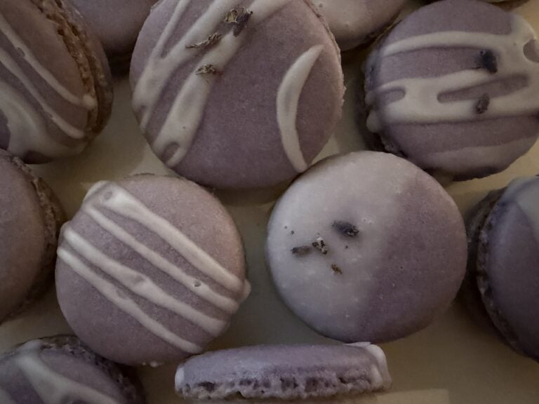 Lavender French Macarons